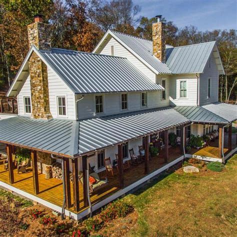 farm house with metal roof|ranch style metal house plans.